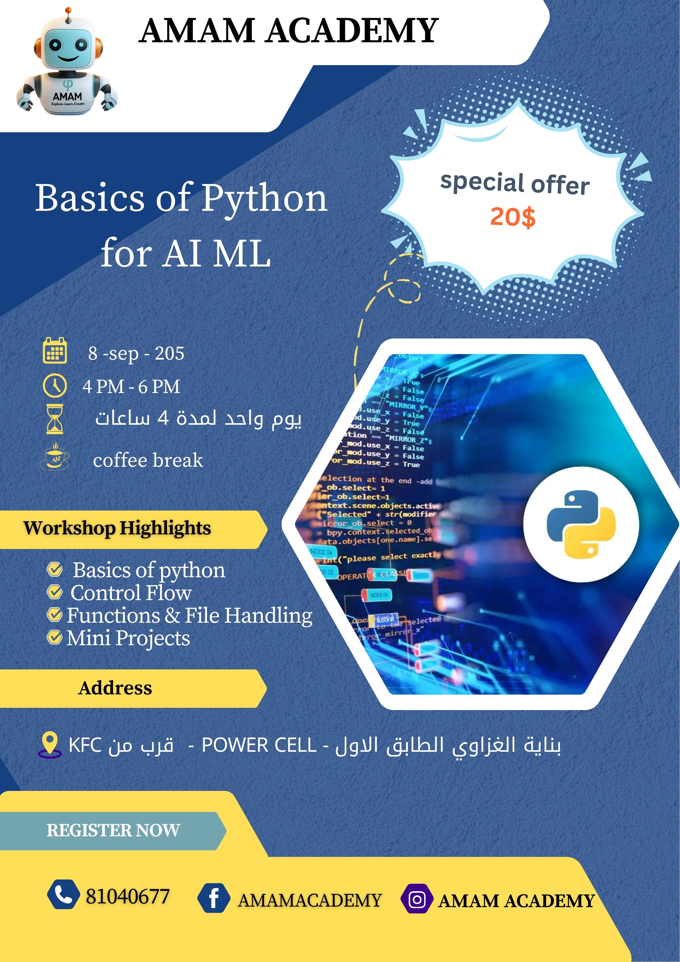 Basics of Python for AI & ML